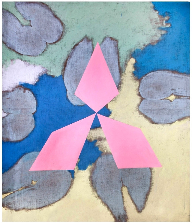 3. Untitled, mixed media, canvas, 150 x 140 cm, 1988, private collection