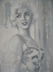 18. Marilyn, (from the Series The Fifties), mixed media, canvas, 80 x 60 cm, 2012, private collection