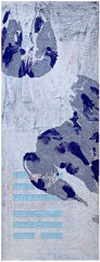 6. Untitled, mixed media, canvas, 160 x 60 cm, 1988, private collection