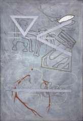 18. Runes, mixed media, canvas, 160 x 105 cm, 2010-2012, private collection
