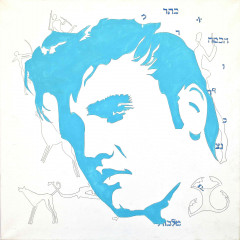 9. Elvis (from the Series Heroes), mixed media, canvas, 80 x 80 cm, 2011