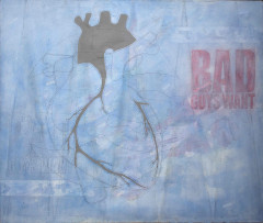 20. Bad Guys Want, mixed media, canvas, 140 x 175 cm, 1988 - 2011, private collection